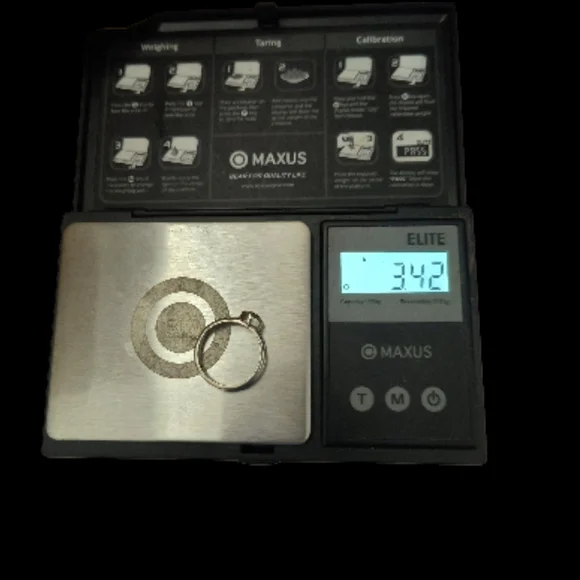 Yellow Topaz And Sterling Silver Artisan Minimalist Ring Brand New - Picture 11 of 11